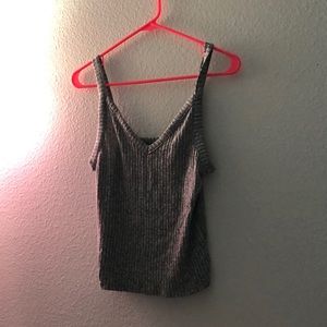 Grey soft and sexy tank top